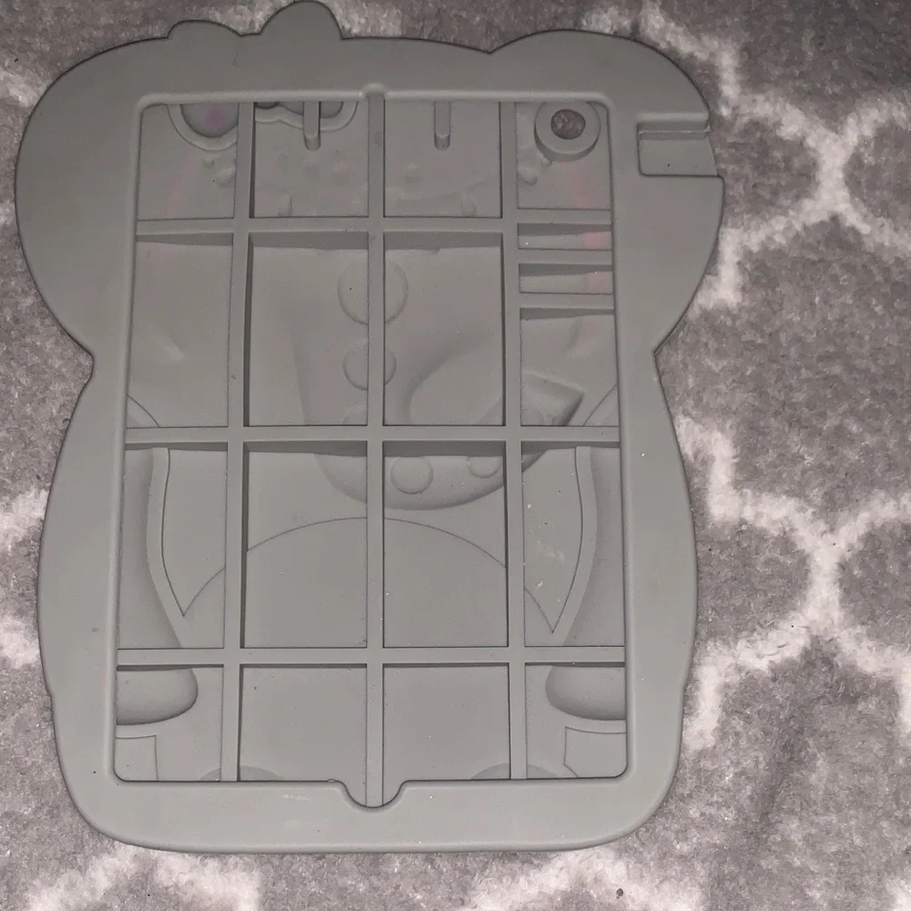Gray Elephant Tablet Case with Pink Accents